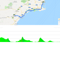Vuelta 2018 Route stage 6: Huércal Overa – Mar Menor (San Javier)