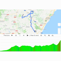Vuelta a España 2019: interactive map 5th stage