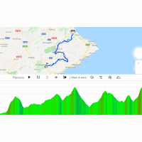 Vuelta a España 2021: interactive map stage 7