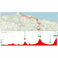 Vuelta a España 2024, stage 16: interactive map