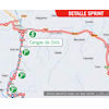 Vuelta a España 2024, stage 16: route, intermediate sprint - source:lavuelta.es