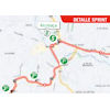 Vuelta a España 2024, stage 2: route, intermediate sprint - source:lavuelta.es