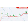 Vuelta a España 2024, stage 8: route, intermediate sprint - source:lavuelta.es