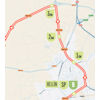 Vuelta a España 2026, stage 10: intermediate sprint route - source:Libro de Ruta La Vuelta 26