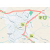 Vuelta a España 2026, stage 11: intermediate sprint route - source:Libro de Ruta La Vuelta 26
