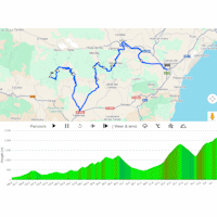 Vuelta a España 2026, stage 12: interactive map