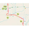 Vuelta a España 2026, stage 13: intermediate sprint route - source:Libro de Ruta La Vuelta 26