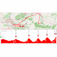 Vuelta a España 2026, stage 20: interactive map