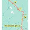 Vuelta a España 2026, stage 8: intermediate sprint route - source:Libro de Ruta La Vuelta 26