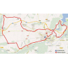 World Cycling Championships: Route of the time trial