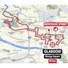 World Cycling Championships 2023, Glasgow: route circuit men - source: cyclingworldchamps.com