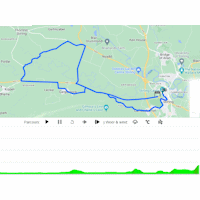 World Cycling Championships 2023: interactive map ITT women