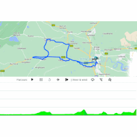 World Cycling Championships 2023: interactive map ITT men