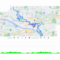 World Cycling Championships 2023 Glasgow, Scotland: interactive map mixed relay