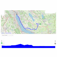 World Cycling Championships 2024, Zürich - Switzerland, interactive map ITT women