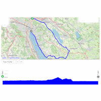 World Cycling Championships 2024, Zürich - Switzerland: interactive map