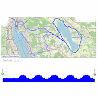 World Cycling Championships 2024, Zürich, road race women: interactive map