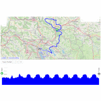 World Cycling Championships 2024, Zürich, road race men: interactive map