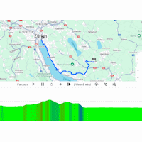 World Cycling Championships 2024, Zürich - Switzerland, interactive map ITT women