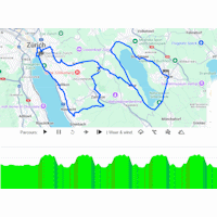 World Cycling Championships 2024, Zürich, road race women: interactive map 